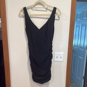 Tiger Mist Black Mini Dress